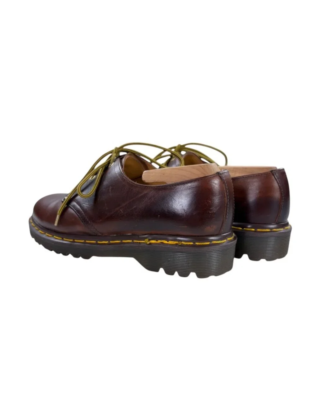 Vintage Dr Martens 1561 Oxford Shoes Mens UK 7 US 8 Brown Leather Made England